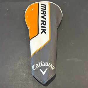 Callaway Mavrik Headcover in Orange White Gray Driver Head Golf